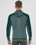 KARPOS Cycling thermal jacket - LAVAREDO WINTER - green
