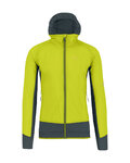 KARPOS Cycling thermal jacket - LAVAREDO WINTER - yellow/green