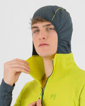 KARPOS Cycling thermal jacket - LAVAREDO WINTER - yellow/green