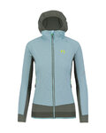 KARPOS Cycling thermal jacket - LAVAREDO WINTER W - blue/green