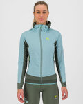 KARPOS Cycling thermal jacket - LAVAREDO WINTER W - blue/green