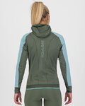 KARPOS Cycling thermal jacket - LAVAREDO WINTER W - blue/green