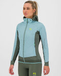 KARPOS Cycling thermal jacket - LAVAREDO WINTER W - blue/green