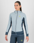 KARPOS Cycling thermal jacket - LAVAREDO WINTER W - blue