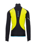 KARPOS Cycling thermal jacket - LAVAREDO FLEECE - yellow/black
