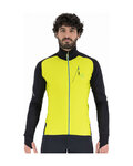 KARPOS Cycling thermal jacket - LAVAREDO FLEECE - yellow/black