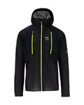 KARPOS waterproof jacket - LAVAREDO RAIN - black/green