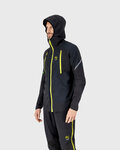 KARPOS waterproof jacket - LAVAREDO RAIN - black/green