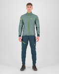 KARPOS Cycling windproof jacket - VAL VIOLA - green