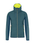 KARPOS Cycling windproof jacket - LAVAREDO EVO - blue/yellow