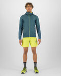 KARPOS Cycling windproof jacket - LAVAREDO EVO - blue/yellow