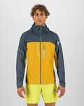 KARPOS waterproof jacket - LAVAREDO RAIN EVO - yellow/black