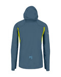 KARPOS waterproof jacket - LAVAREDO RAIN EVO - yellow/blue