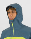 KARPOS waterproof jacket - LAVAREDO RAIN EVO - yellow/blue