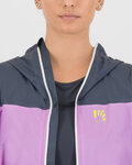 KARPOS waterproof jacket - LAVAREDO RAIN EVO W - grey/purple