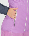 KARPOS waterproof jacket - LAVAREDO RAIN EVO W - grey/purple