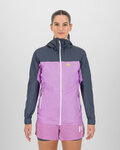 KARPOS waterproof jacket - LAVAREDO RAIN EVO W - grey/purple