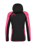 KARPOS Cycling windproof jacket - LAVAREDO KID WINTER - pink/black