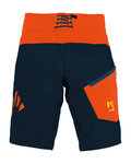 KARPOS Cycling shorts without bib - VAL DI DENTRO - blue/orange