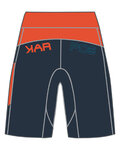 KARPOS Cycling shorts without bib - VAL DI DENTRO - blue/orange