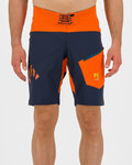 KARPOS Cycling shorts without bib - VAL DI DENTRO - blue/orange