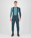 KARPOS Cycling long trousers withot bib - VAL VIOLA WINTER - green