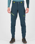 KARPOS Cycling long trousers withot bib - VAL VIOLA WINTER - green
