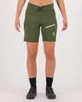 KARPOS Cycling shorts without bib - VAL DI DENTRO W - green