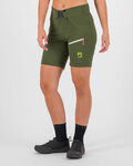 KARPOS Cycling shorts without bib - VAL DI DENTRO W - green