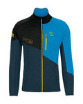 KARPOS hoodie - VAL VIOLA FULL-ZIP - blue/black