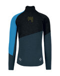 KARPOS hoodie - VAL VIOLA FULL-ZIP - blue/black