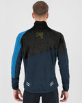 KARPOS hoodie - VAL VIOLA FULL-ZIP - blue/black