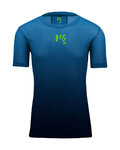 KARPOS Cycling short sleeve jersey - VERVE MESH - blue/black