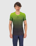 KARPOS Cycling short sleeve t-shirt - VERVE MESH - black/green