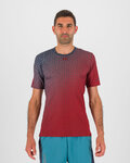 KARPOS Cycling short sleeve t-shirt - LAVAREDO ULTRA - red/blue