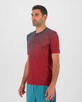 KARPOS Cycling short sleeve t-shirt - LAVAREDO ULTRA - red/blue