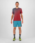 KARPOS Cycling short sleeve t-shirt - LAVAREDO ULTRA - red/blue