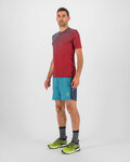 KARPOS Cycling short sleeve t-shirt - LAVAREDO ULTRA - red/blue