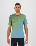 KARPOS Cycling short sleeve t-shirt - LAVAREDO ULTRA - green/blue