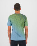 KARPOS Cycling short sleeve t-shirt - LAVAREDO ULTRA - green/blue
