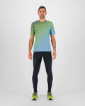 KARPOS Cycling short sleeve t-shirt - LAVAREDO ULTRA - green/blue
