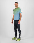 KARPOS Cycling short sleeve t-shirt - LAVAREDO ULTRA - green/blue