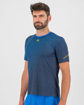 KARPOS Cycling short sleeve t-shirt - LAVAREDO ULTRA - black/blue