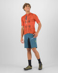 KARPOS Cycling short sleeve jersey - VAL VIOLA - orange