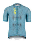 KARPOS Cycling short sleeve jersey - VAL VIOLA - blue/yellow
