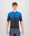 KARPOS Cycling short sleeve jersey - VAL VIOLA - blue/black