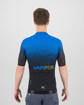 KARPOS Cycling short sleeve jersey - VAL VIOLA - blue/black
