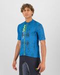 KARPOS Cycling short sleeve jersey - VAL VIOLA - blue/green