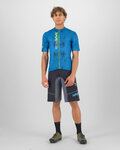 KARPOS Cycling short sleeve jersey - VAL VIOLA - blue/green