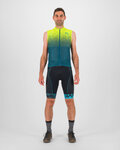 KARPOS Cycling sleeveless jersey - VAIL VIOLA  - yellow/green